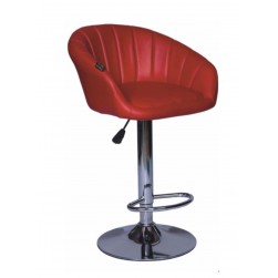 Adjustable bar stool (red)