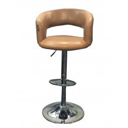 Adjustable bar stool (light brown) 