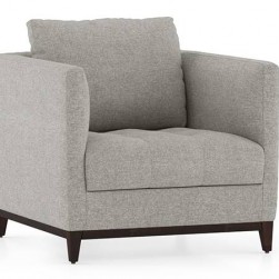 WellFin Single seater Compact Sofa (Vapour Grey)