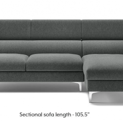 WellFin Adjustable Sofa ( Grey )