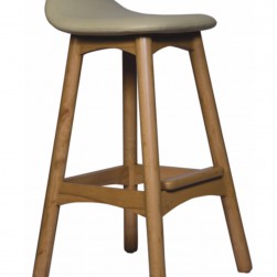 Wooden legs bar stool 