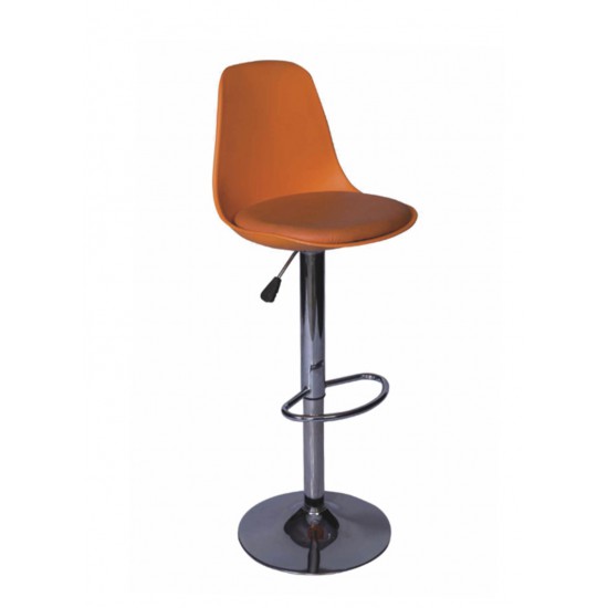 Adjustable bar stool (orange) 