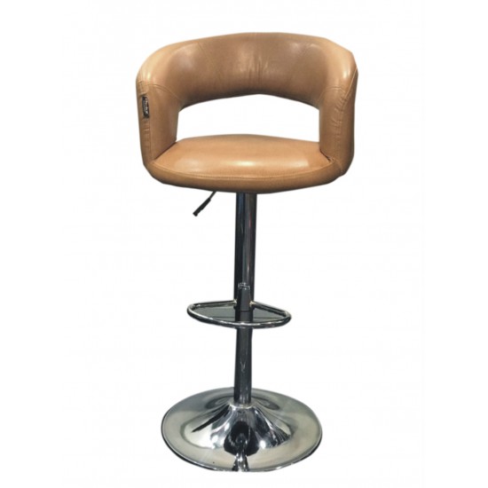 Adjustable bar stool (light brown) 