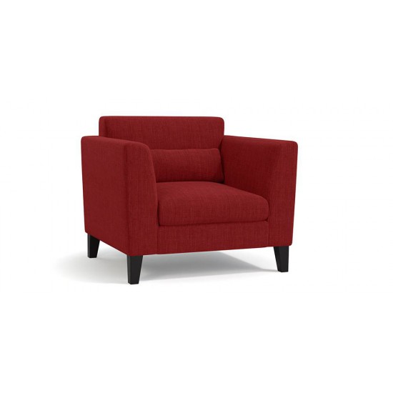 WellFin Single Seater Sofa Chair ( Salsa Red )