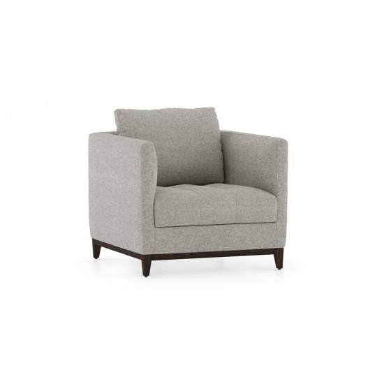 WellFin Single seater Compact Sofa (Vapour Grey)