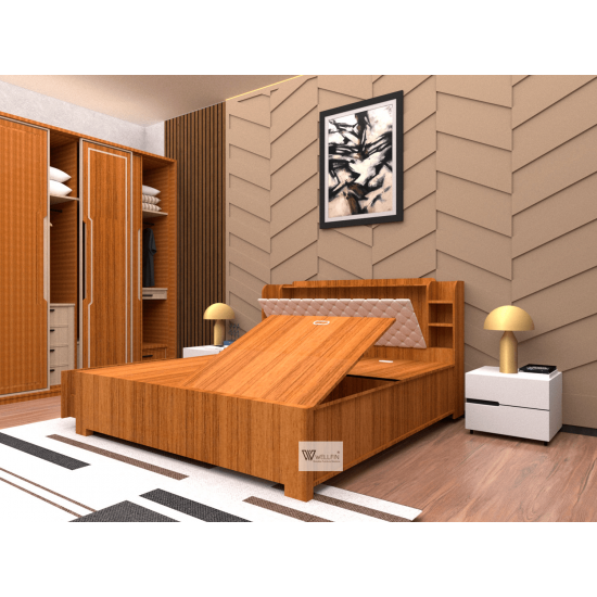 Queen Bed With Storage 3