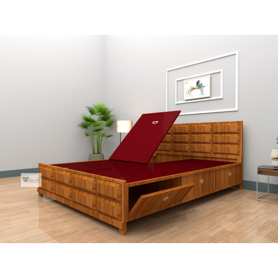 Queen Bed With Storage 4