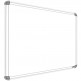 WellFin Non-Magnetic 2x2 Feet Double Sided Both Side Writing one Side White Marker and Reverse Side Chalk Board Surface